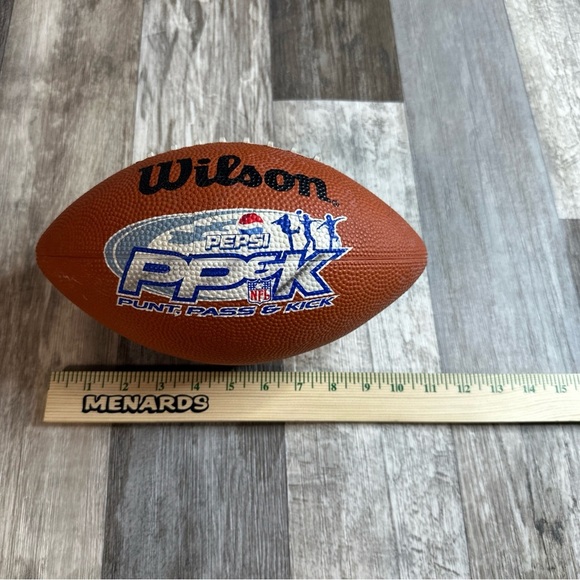 Wilson Pepsi PP&K Football, Orange, NFL Punt, Pass, Kick - Picture 2 of 9